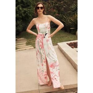 Anthropologie Maaji Sustainable Landscape Samara Cover-Up floral Dress Medium